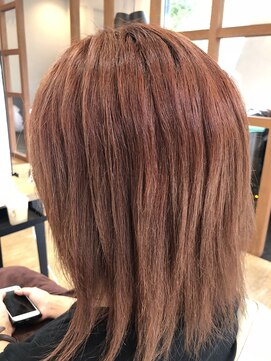 ベルポートヘア(Bellport hair) ピンクオレンジカラー♪♪