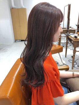 ネイロ 錦糸町(NeiRo) マロンベージュ Aラインボブドレスヘアかきあげロング