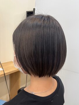 アルター(aL ter) 丸みボブ×アッシュグレー