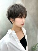 【vain渋谷】暗髪ショート/ニュアンスパーマ