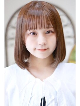 メイズ(MAZE) 【メイズ 東中野・鍛原志行】ブリーチなし明るめブラウンボブ