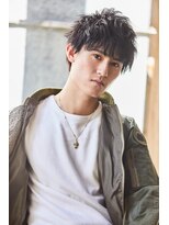 クレスト 近江八幡店(CREST)&nbsp;マッシュツーブロックメンズパーママッシュウルフメンズカット