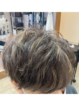 ハルララヘアー(harurara hair) 【harurara hair大分/明野】ツーブロックマッシュ×ハイライト