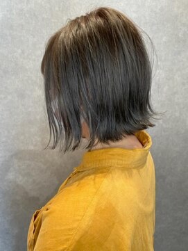 スーリール 西新店(Sourire) ☆外ハネボブ×Wカラーグレージュ☆