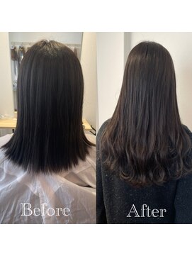 イニット 奈良新大宮(init.) 20代 30代 40代 エクステ バニラベージュ ショコラアッシュ