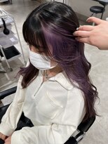 ゴウトゥデイ 渋谷MODI店(GO TODAY)&nbsp;ラベンダーピンク インナーカラー