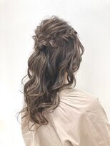 ヘアポジション 十文字店 HAIR Position ハイライトカラーからのハーフアップ☆