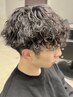 【men's】メンズカット+スパイラルパーマ+フルカラー