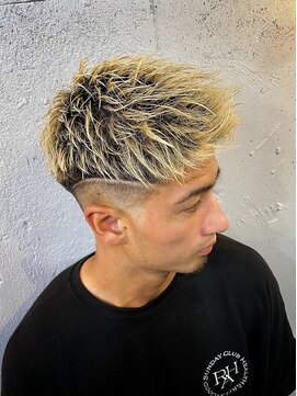 メンズ ラピス(Men's Lapis) フェードtheアップバング