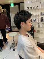 アイズ 海老名(AIZU)&nbsp;スパイキーショート　ザクザクショート　骨格矯正カット　メンズ