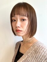 ノイカーム(noi Calm)&nbsp;ショートカットショートボブハンサムショートグレージュカラー