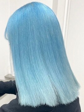 ウィコ 新宿(WICO) ペールブルー☆[新宿駅/イメチェン/レッドブラウン]