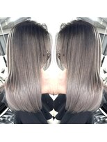 グロウ 渋谷西口(grow) ホワイトグレージュ×バレイヤージュ