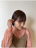 ぱつっとボブ