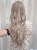 ロウル 渋谷(LOWRL)&nbsp;ミルクティーロング/ブリーチ/エクステ