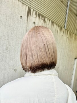 ロア 福岡天神本店(LORE) ダブルカラーベージュカラーケアブリーチカラーハイトーンカラー