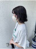 スタイリング簡単なボブパーマ♪