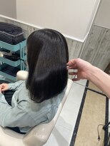 オレンジポップ 南船橋店(ORANGE POP) 黒髪/ボブルフ/ネビージュ/小顔/ワンレン/髪質改善/前髪
