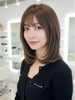 エル 新小岩(elu)&nbsp;美髪/ワイドバング/レイヤーカット/くすみベージュ/新小岩駅