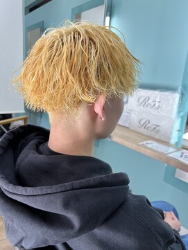 カトレア 海岸通り店 ブリーチ×ツイストスパイラルパーマ