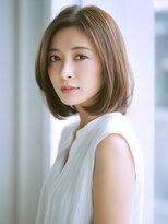 アルトリスト(Altruist Aging×HAIR&SPA)&nbsp;★ダークアッシュ大人ガーリーボブ着物ミディアムレイヤーカット