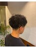 【水,木,土曜日限定】　カット+メンズパーマ　（期間限定）