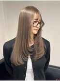 14094ミルクティーアッシュミルクティーベージュレイヤーカット
