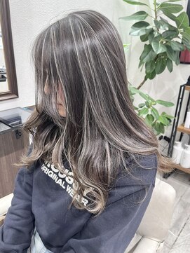 ベルヘアーデザイン 堺東(Belle hair Design) コントラストハイライト/外国人風/レイヤーカット/堺東