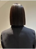 乾かすだけでキマる髪/切りっぱなしボブナチュラルカラー