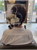 成人式/前撮り/ヘアセット/編みおろし/高校生