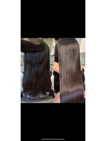 ミストプラス(MIST+)&nbsp;縮毛矯正髪質改善ハイライトレイヤーカット尼崎美容室エクステ