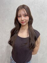 エイム(AiM)&nbsp;ブリーチなしベージュ×顔周りカット