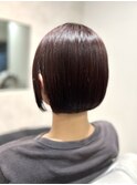 秋カラー&ミニボブ 