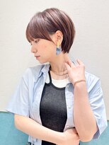 ロンド レグリーズ 立川(Lond leglise)&nbsp;ショート/オリーブグレー/グランマッシュ/小顔/前髪/顔周り/立川