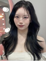 ボタン シブヤ(VOTAN SHIBUYA)&nbsp;小山悠/抜け感/顔まわり/グレージュ/ブルーブラック