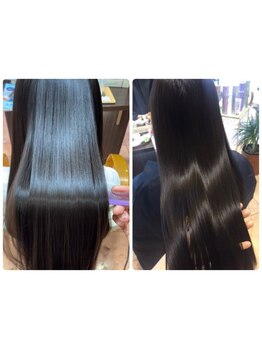 落ち着いた雰囲気の空間で髪質改善◎心身共に癒されながらなりたい自分に出会えるサロンタイムをご提供♪