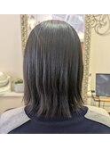 伸ばし途中も綺麗に◎水素ストレート×ナチュラルミディ