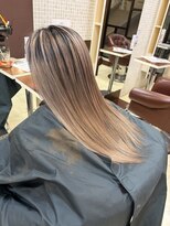 ヘアースペースブルーム ヒーロー 園田店(HAIR SPACE BLOOM hero)&nbsp;【園田/バレイヤージュ】ブリーチ1回