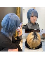 ニチカ 銀座(NYCKA)&nbsp;アイスブルー＊ブリーチ2回