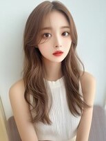 メル バイ ヘアサロン ニド(mer..by hair salon Nido) 韓国風くびれレイヤー☆シースルーバングロング