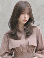 レア 新越谷(LEA) くびれロングレイヤー × オリーブベージュ