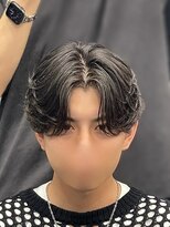 メンズヘアセンス 渋谷(MEN'S HAIR SENSE)&nbsp;ニュアンスパーマ/センターパート/メンズ/眉毛/フェザーパーマ
