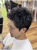 スパイキーショート/スパイキーパーマ/メンズショート/短髪