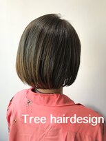 美容室 ツリー(Tree)&nbsp;『Tree hairsalon 』ノンブロー大人ボブ 本厚木