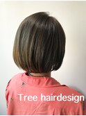 『Tree hairsalon 』ノンブロー大人ボブ 本厚木