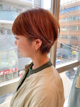 ロンド パルティール 大宮(Lond partir) 【石田勇士郎】アッシュブラウン外ハネネオウルフ美人ショート