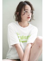 ジョエミバイアンアミ(joemi by Un ami)&nbsp;《joemi 新宿》外ハネパーマの切りっぱなしボブ　近江