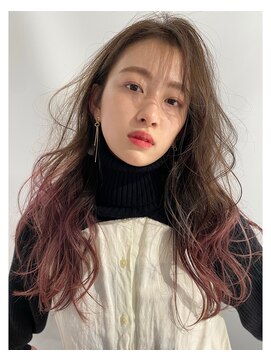 スティードトーキョー(Steed Tokyo) sheer biege × pink gradation【Steed/立川】