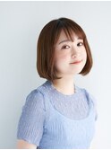 オフィスヘア/エアリーミディ/ショートパーマ/池袋