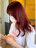 キーン 立川店(keen)&nbsp;【keen×田中】レッドカラー×パーマ